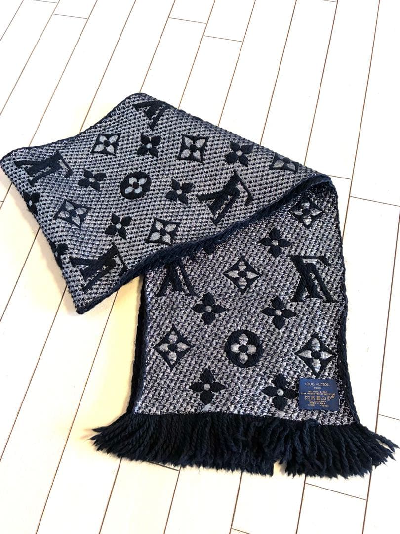LOUIS VUITTON ルイヴィトン マフラー エシャルプ・ロゴマニア デュオ