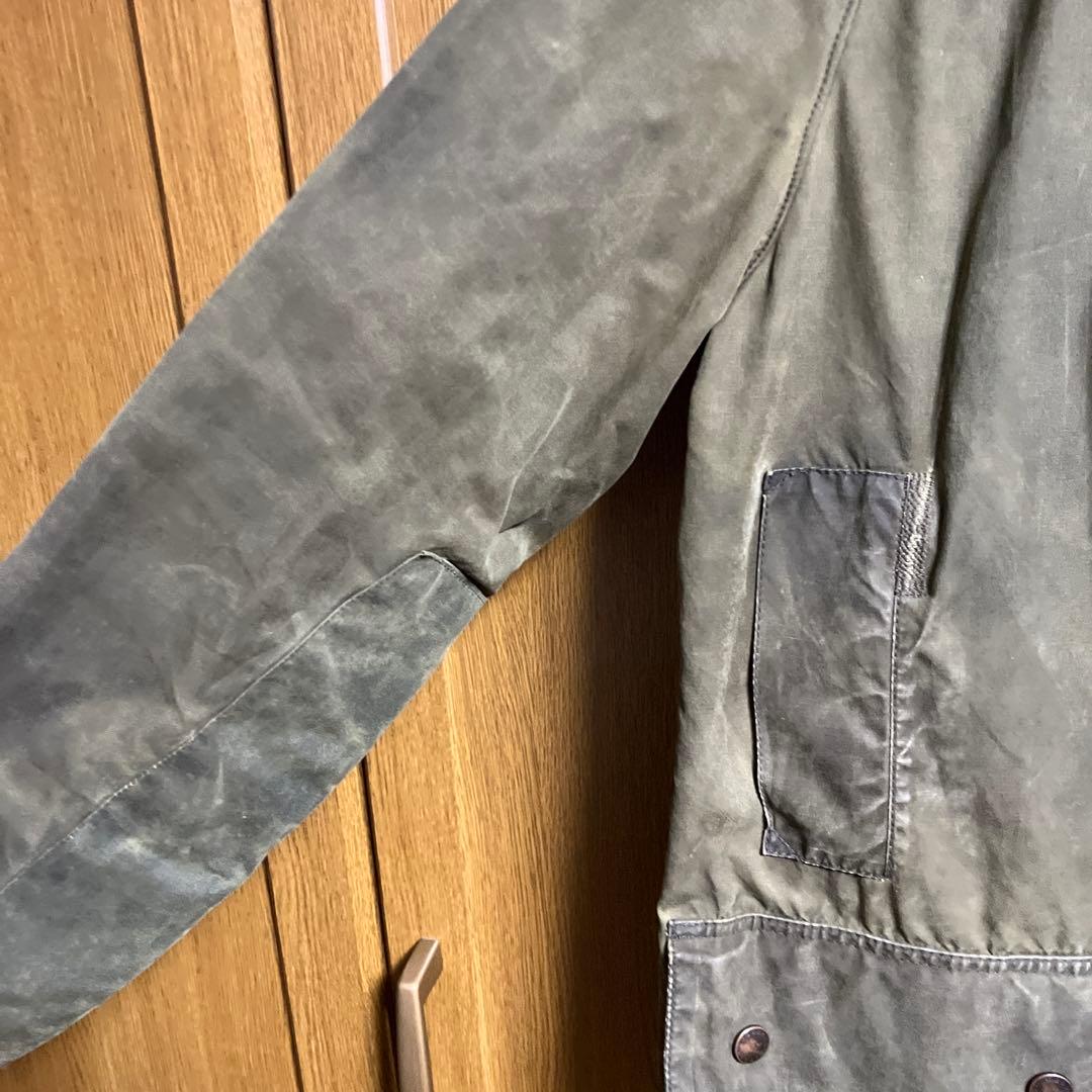 値下‼️Barbourノンオイルジャケット セージグリーン