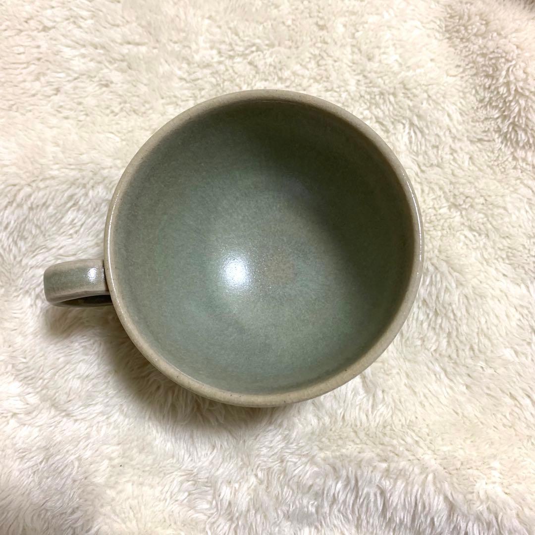 赤膚焼　カップ&ソーサー5客セット　大塩昭山　奈良絵