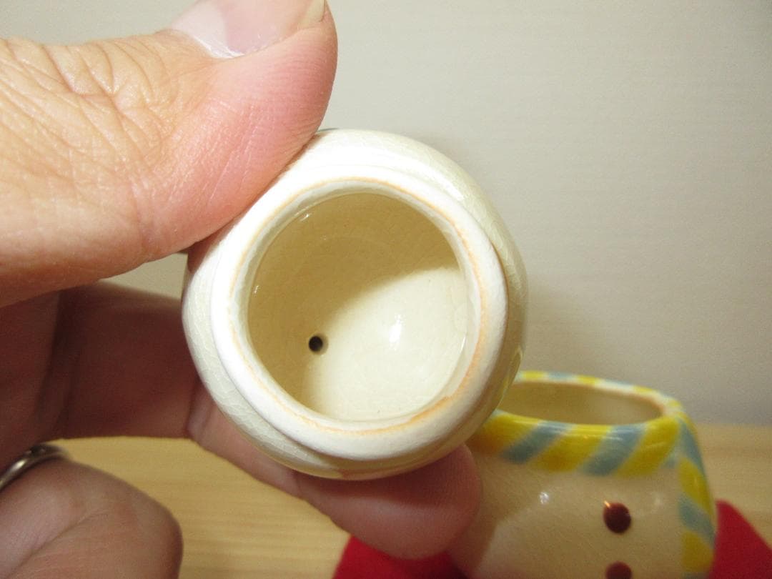 送料込【逢絢亭・新品】茶道具 香合 京焼 雪だるまの形 山川敦司 共