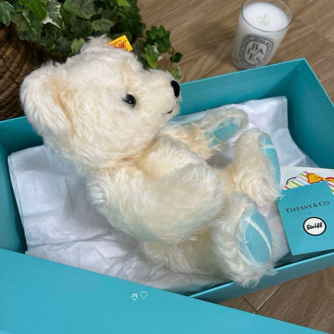 リターントゥティファニーラブテディベア シュタイフコラボ ホワイト