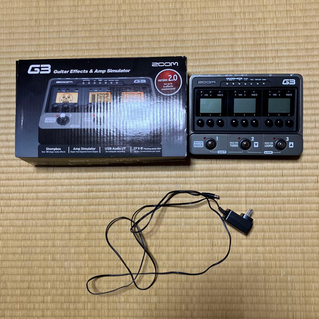 ZOOM G3 ギターマルチエフェクター➕ACアダプター
