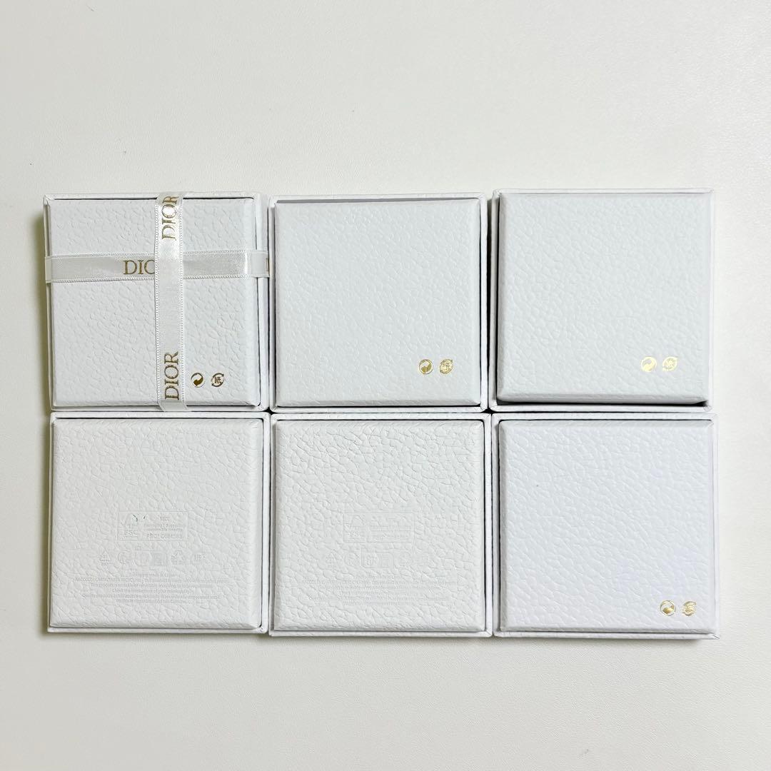 美品 ディオール 保存袋 空箱 6個セット アクセサリー入れ リボン付き