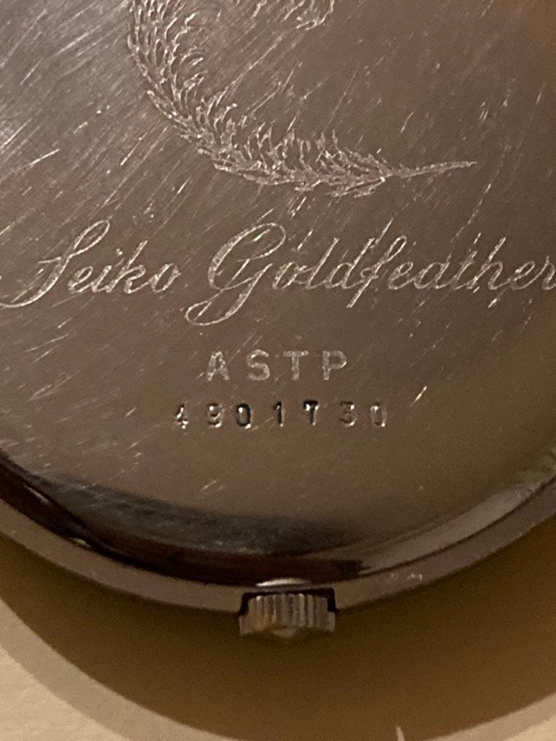 レア SEIKO Goldfeather ゴールドフェザー 25石 手巻き 時計