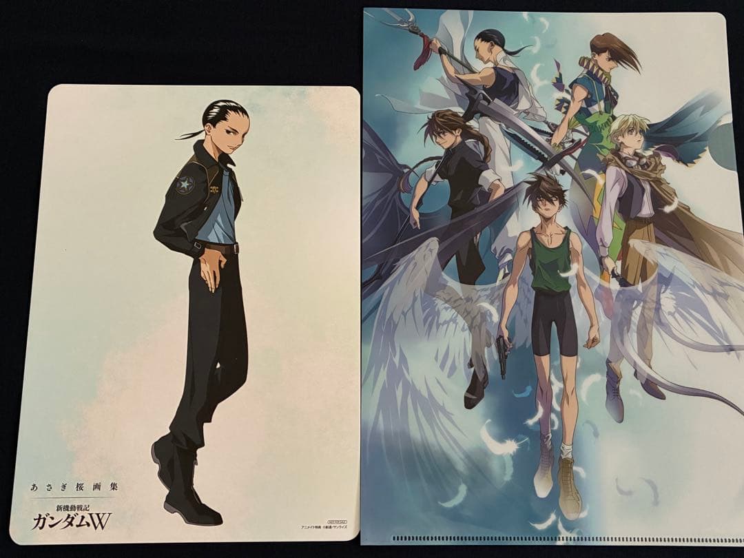 あさぎ桜 画集 新機動戦記ガンダムW☆新品 特典クリアファイル付