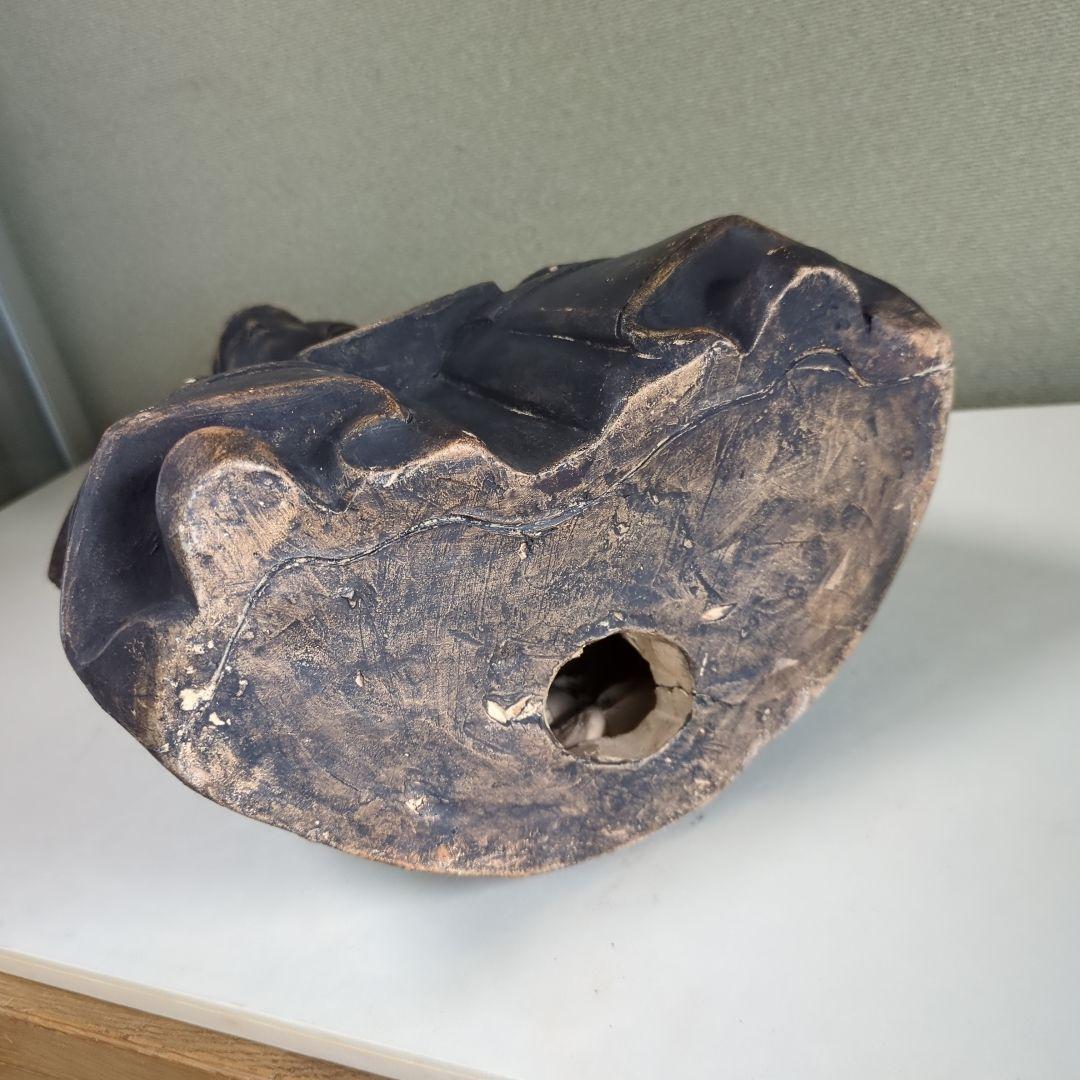 骨董 加藤清正 陶器 民芸 型 土人形の型 張り人形の型 置物 アンティーク