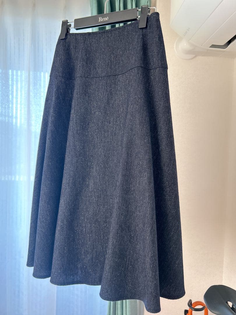 Rene2024AW 新品未使用♡【専用です】ネイビーツイードスカート