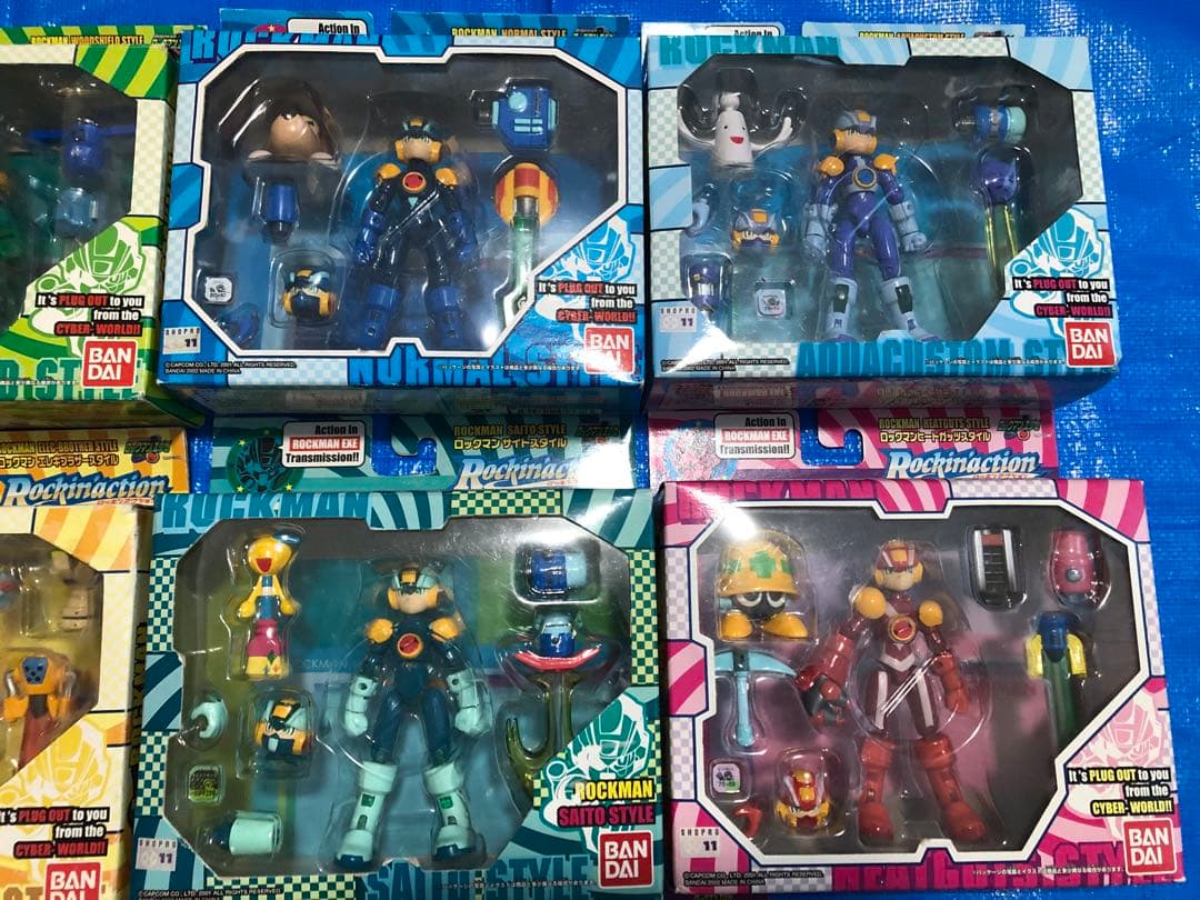 ロックマンエグゼ ロッキン フィギュア コンプ品 フィギュア