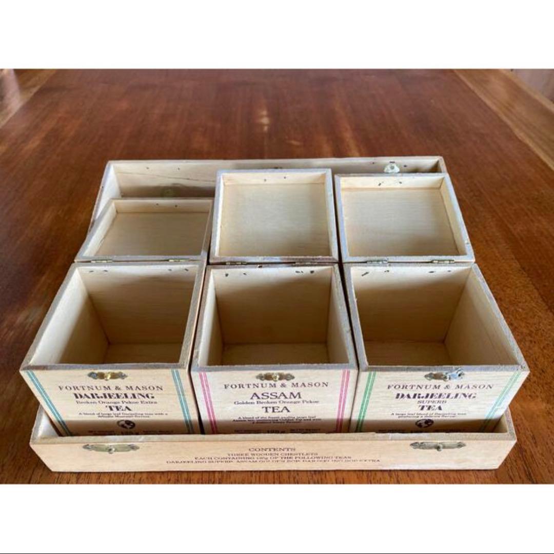 FORTNUM&MASON フォートナム&メイソン 古い紅茶の木箱 アンティーク