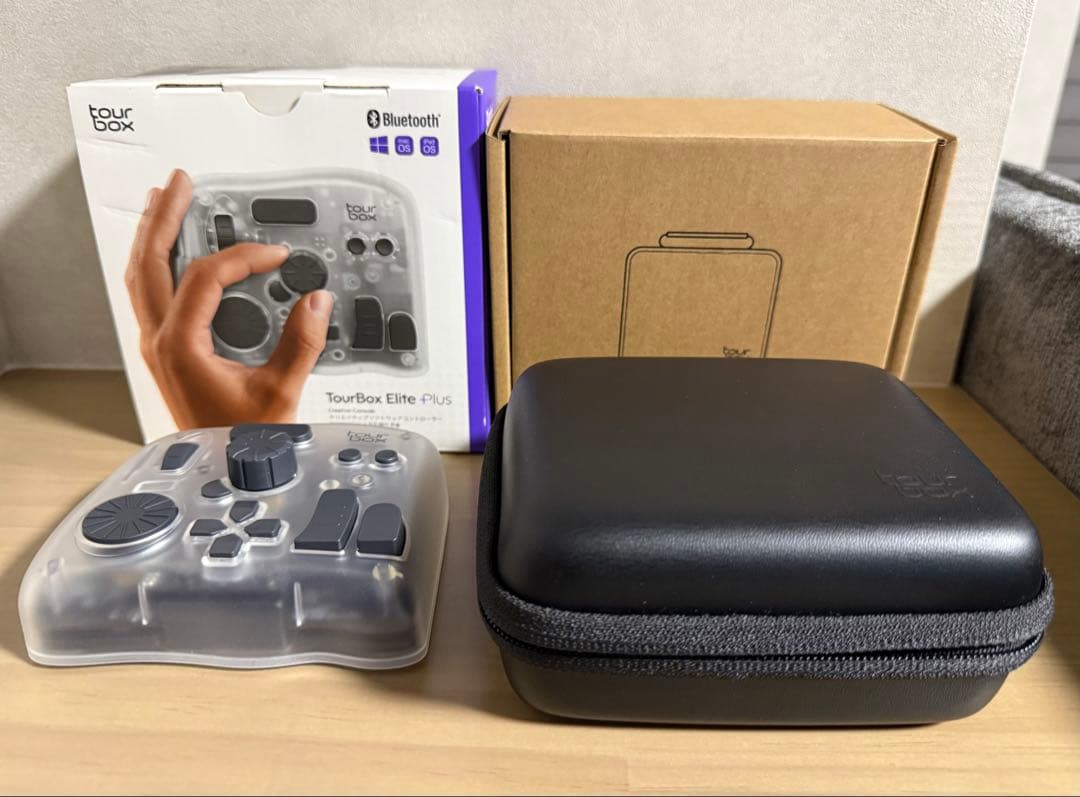 美品 TourBox Elite Plus 純正ケース付き