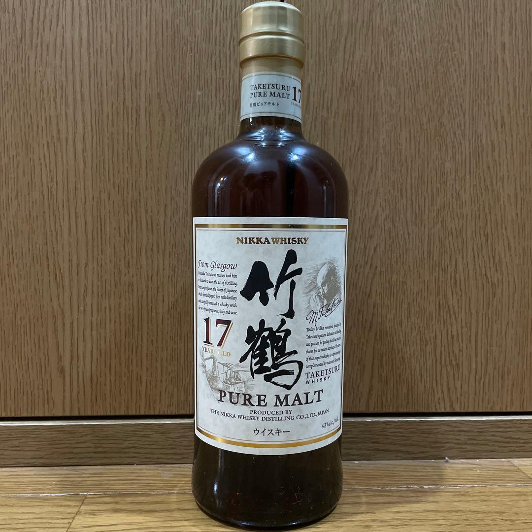 竹鶴 17年 TAKETSURU PURE MALT ニッカ ウイスキー NIKKA WHISKEY 43