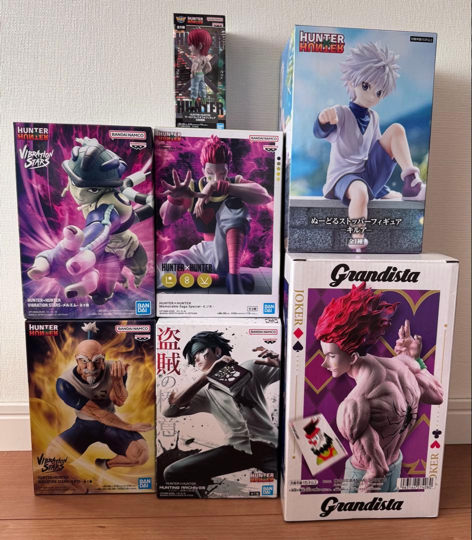 HUNTER×HUNTER フィギュア7個纏め売り - メルカリ