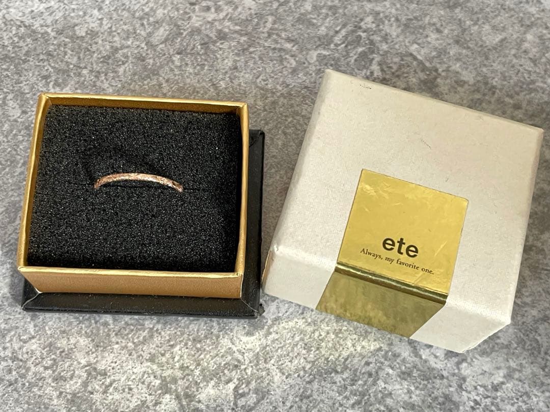 完売品　ete K10 クレール カットリング　店舗クリーニング済