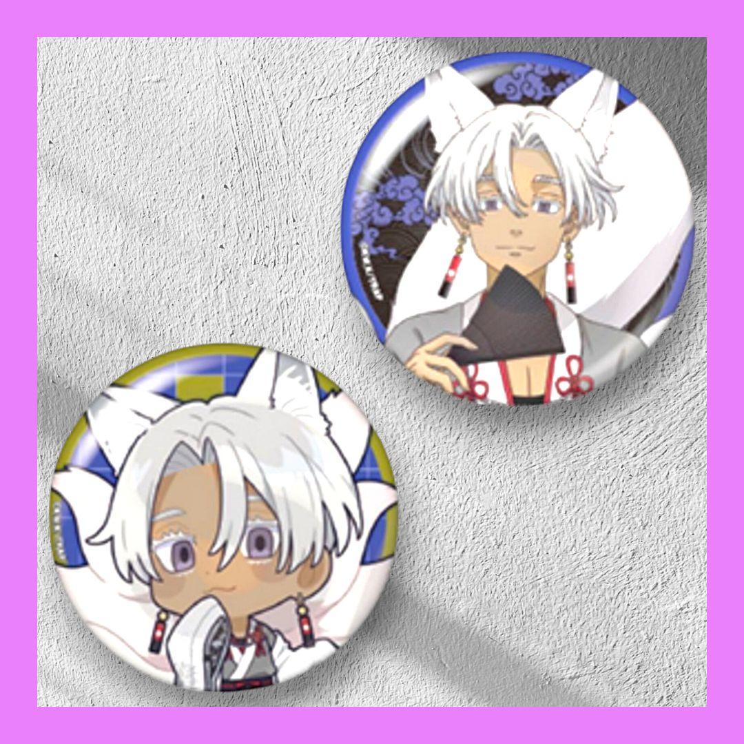 2点】東京リベンジャーズ アニメガソフマップ 百鬼夜行 缶バッチ 黒川