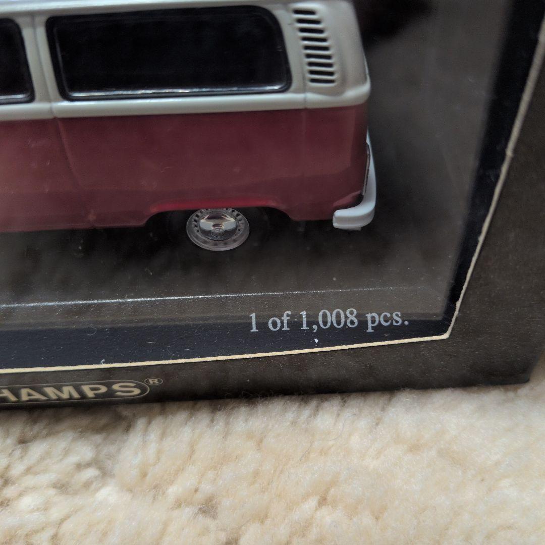 新品未使用】VW T2 Bus ミニカー パステルホワイト/カサンロット