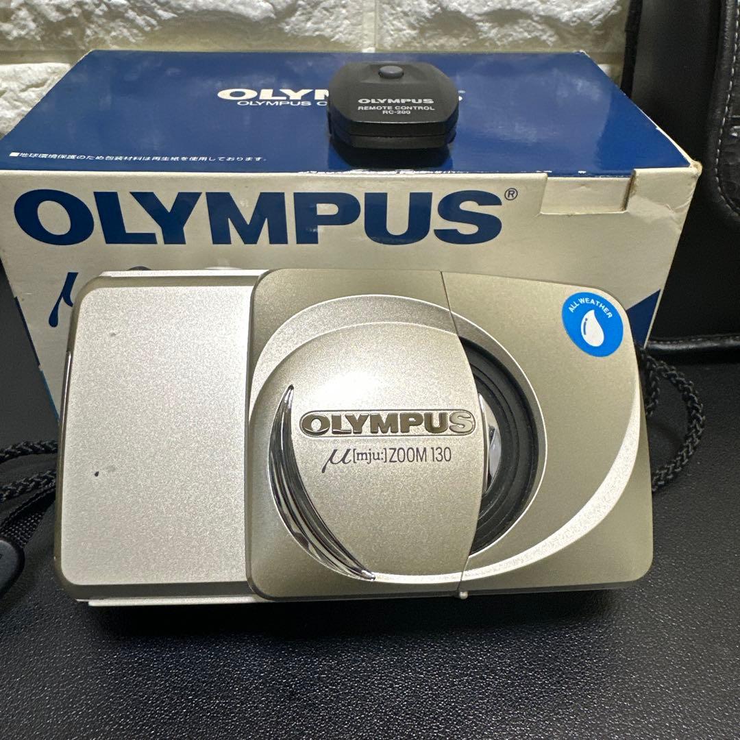 美品 OLYMPUS μ[mju:] ZOOM 130 動作確認済 元箱箱付き