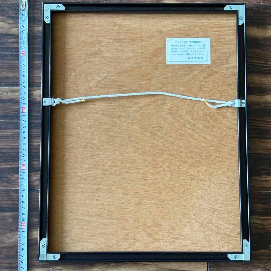 銅版画 M.Tomono 5/15 額装 angel contemporary