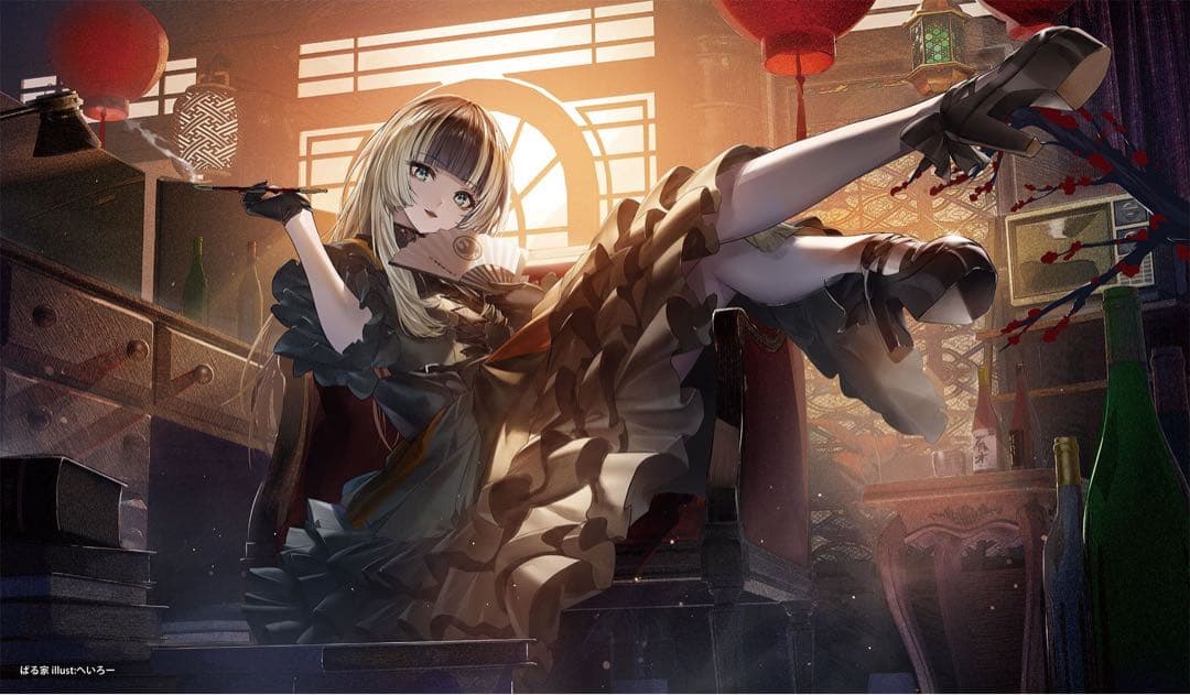 ホロライブ 儒鳥風亭らでん スリーブ プレイマット hololive ラスト z