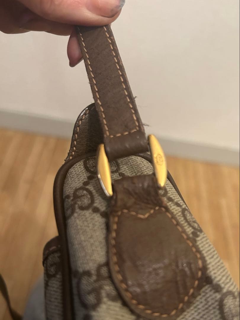 さおー　ショルダーバッグ ベージュ/ブラウン