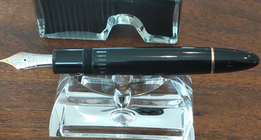 モンブラン149 Fニブ 細字 18K ミステリーブラック 新品インク付属