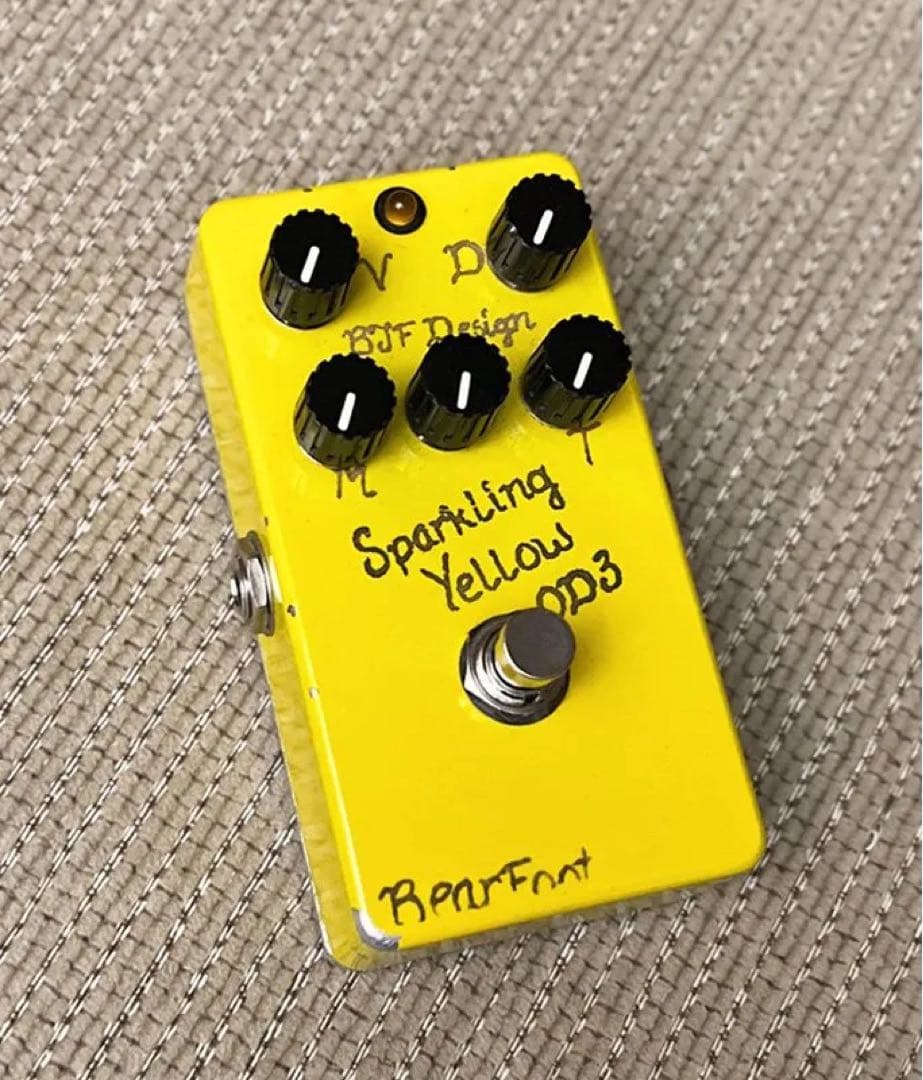 ギター Bearfoot Sparkling yellow od 3 Bearfoot Fx Sparkling Yellow OD 3 - YouTube
