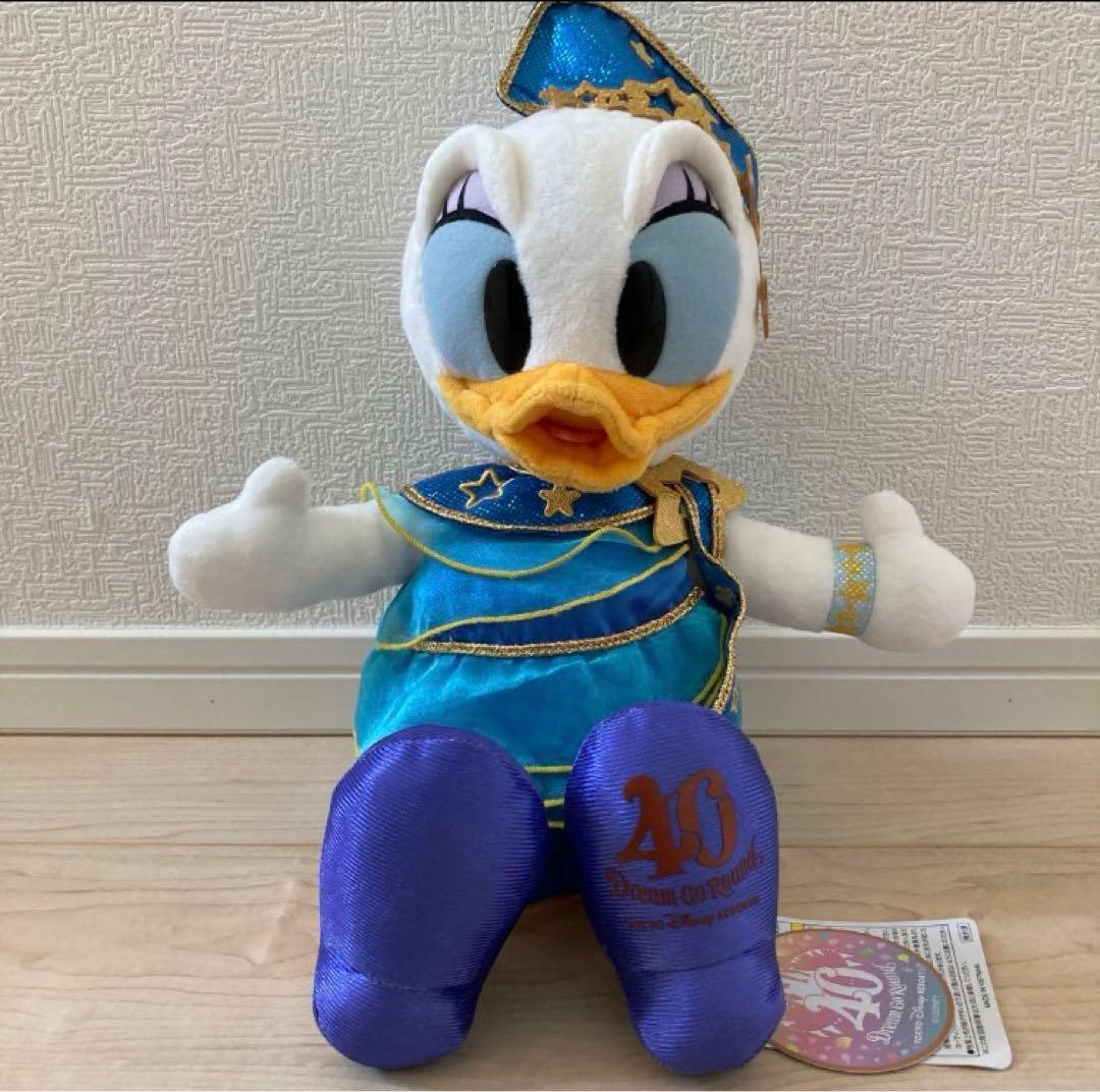 ディズニーランド40周年ぬいぐるみ ドナルドデイジー
