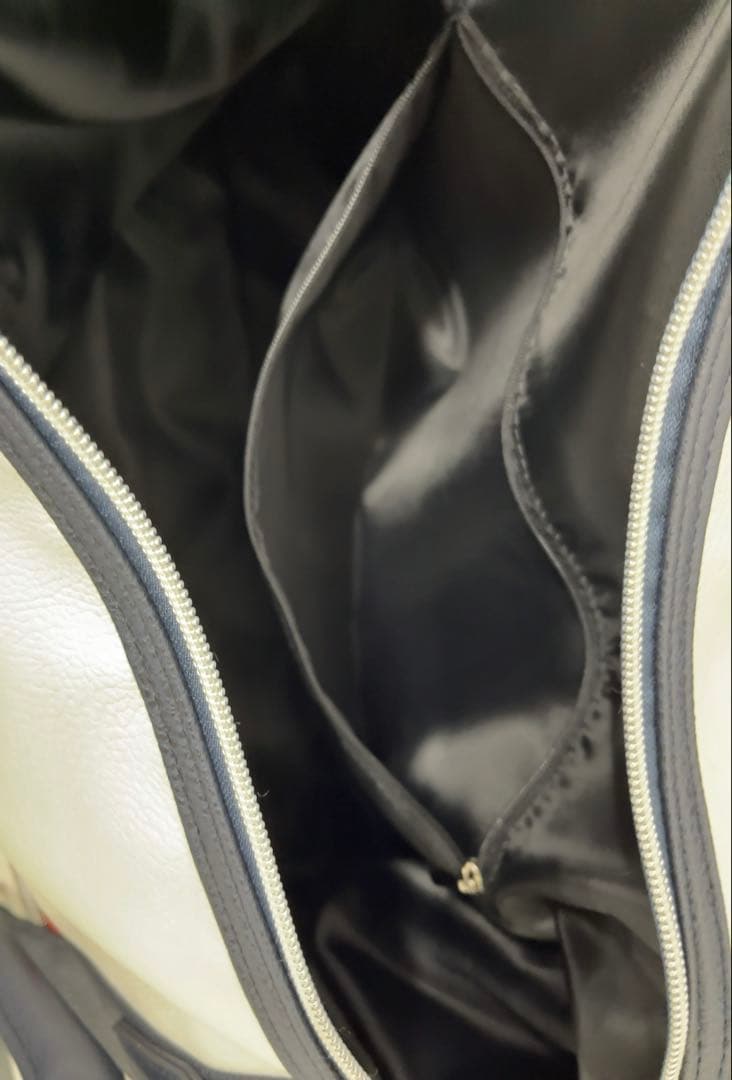 【非売品】ZENITH ゼニス　ノベルティボストンバッグ　ホワイト&ネイビー