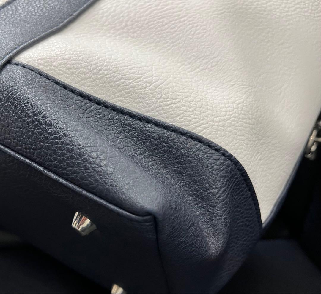 【非売品】ZENITH ゼニス　ノベルティボストンバッグ　ホワイト&ネイビー