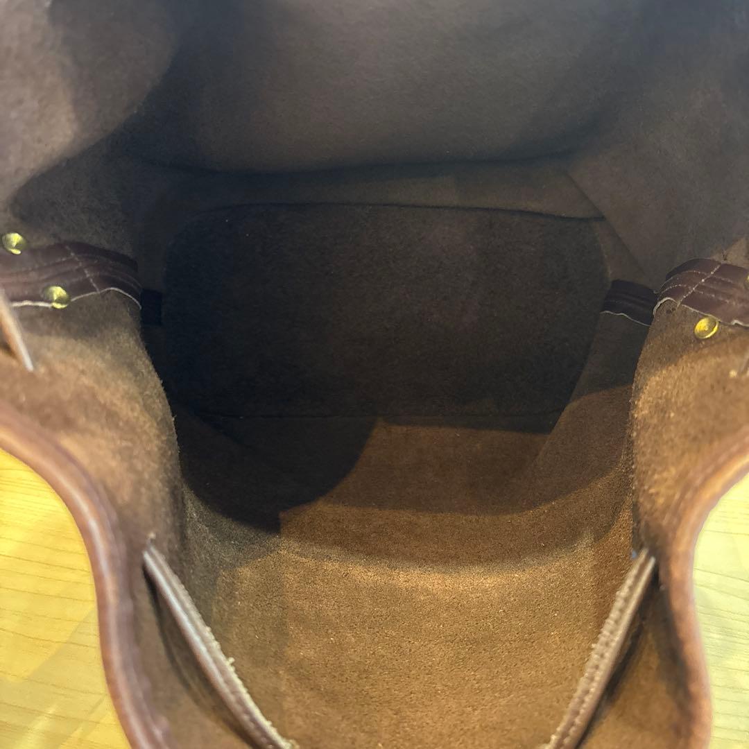 COACH ダークブラウン ショルダーバッグ