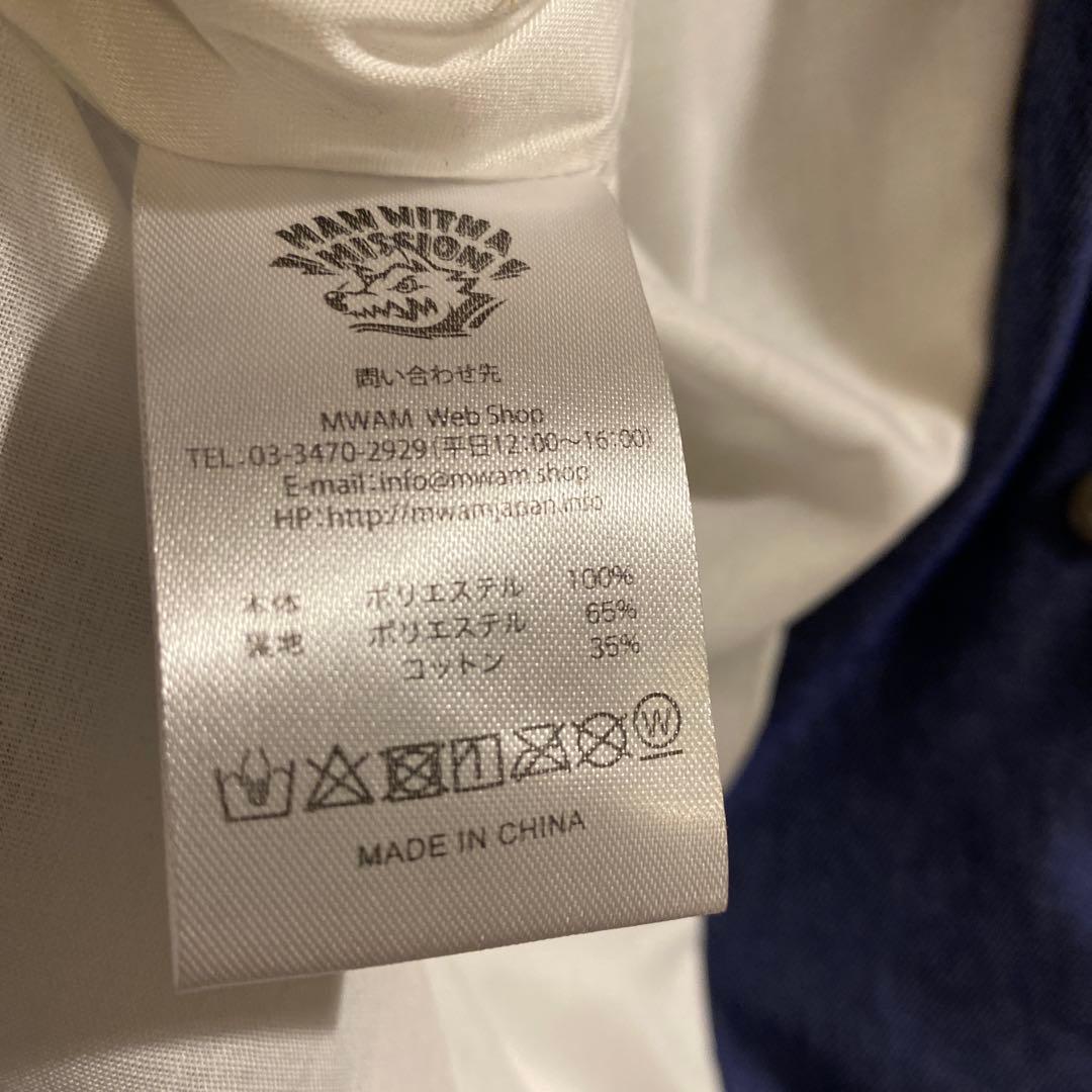 マンウィズ ア ミッション デニム風コーチジャケット