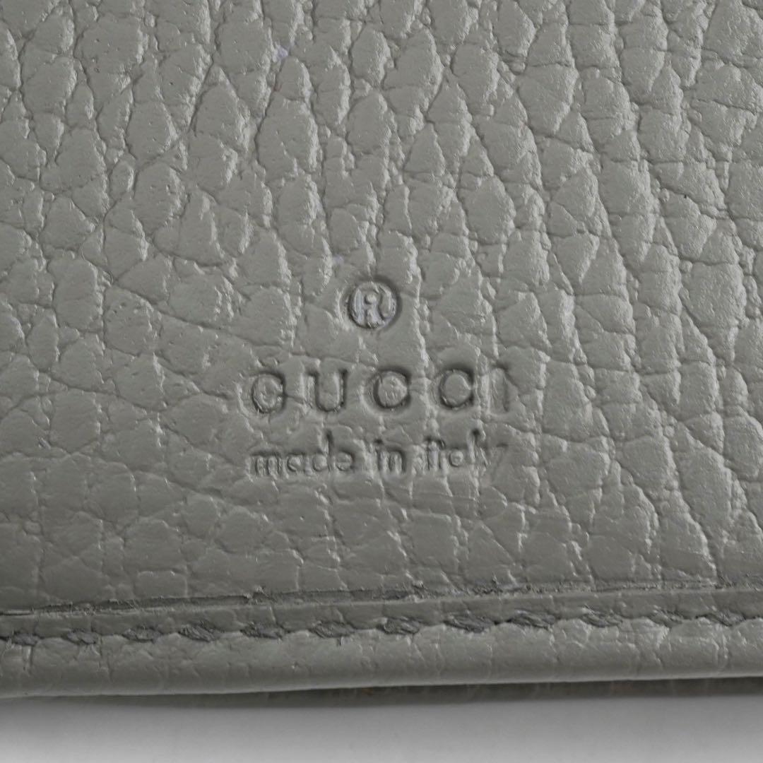 ✨未使用展示品✨ GUCCI ミニ財布 マーモント GGロゴ 三つ折り 刻印