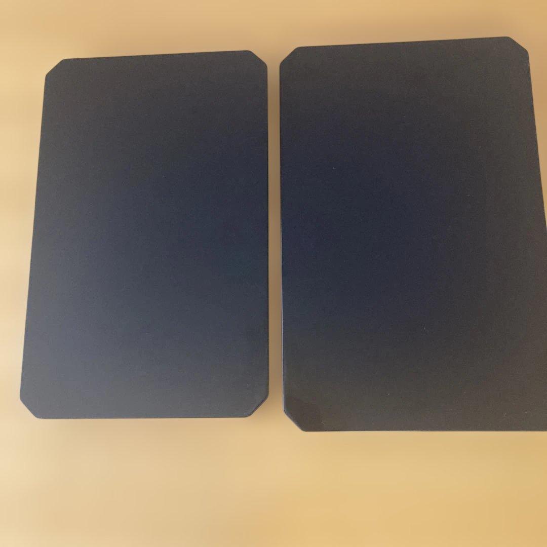 茶道具 懐石道具 木製黒漆器 六角形脇引き盆二枚セット 木製漆