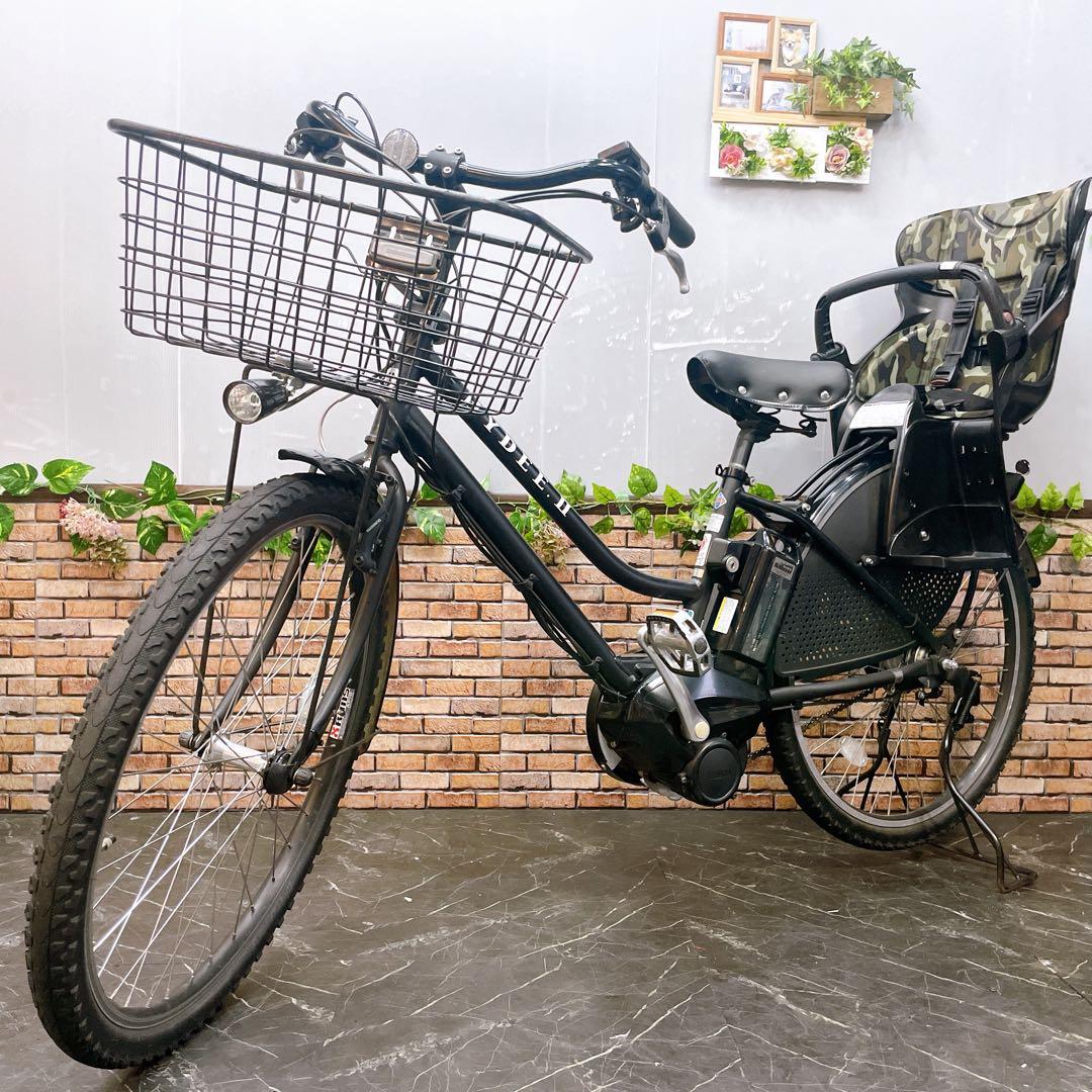 【58】電動自転車 ブリヂストンHYDEE ブラック 3人乗り対応