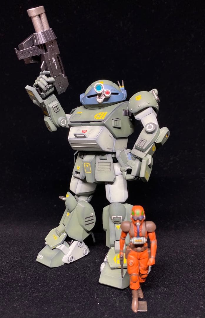 【プラモデル完成品】　HG スコープドッグ＋拡張パーツセット1.2