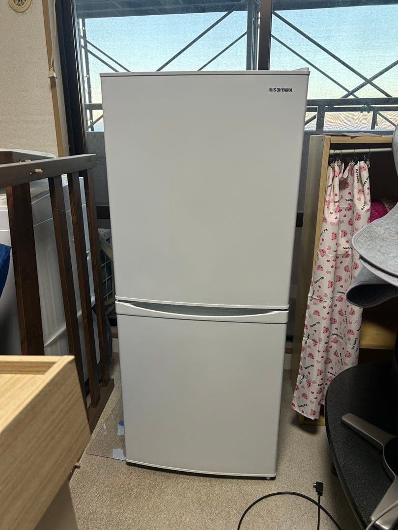 【引取りなら300円】アイリスオーヤマ ノンフロン冷蔵・冷凍庫 142L 引取りなら300円】アイリスオーヤマ ノンフロン冷蔵・冷凍庫 142L