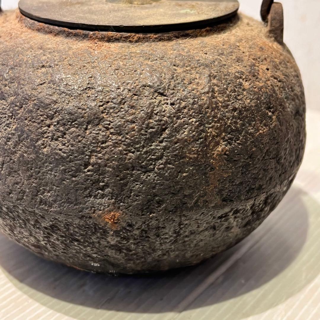 時代物 龍文堂造 鉄瓶 急須 茶道具 骨董 インテリア コレクション