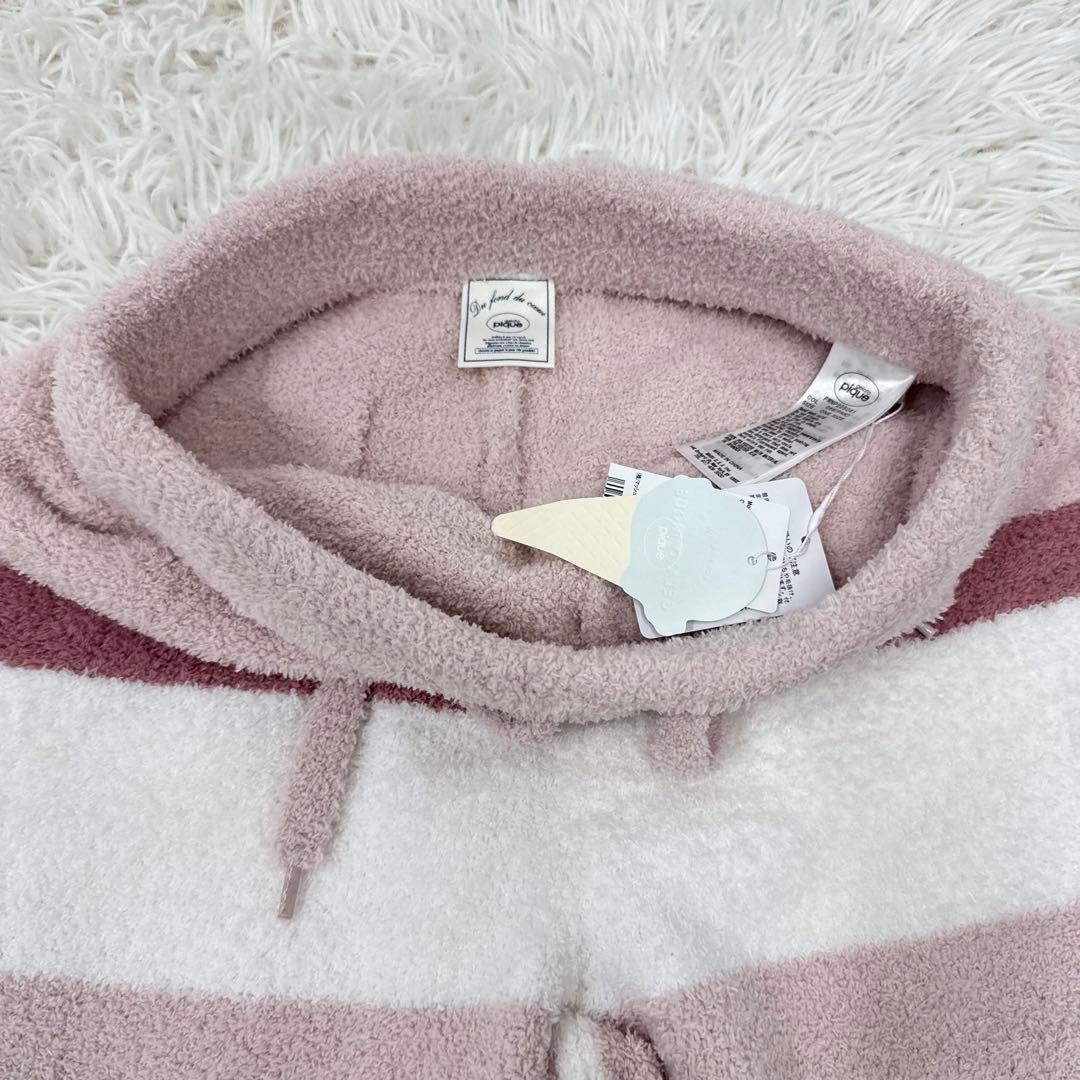 【新品タグ付き】gelato pique セットアップ　ボーダー　ピンク