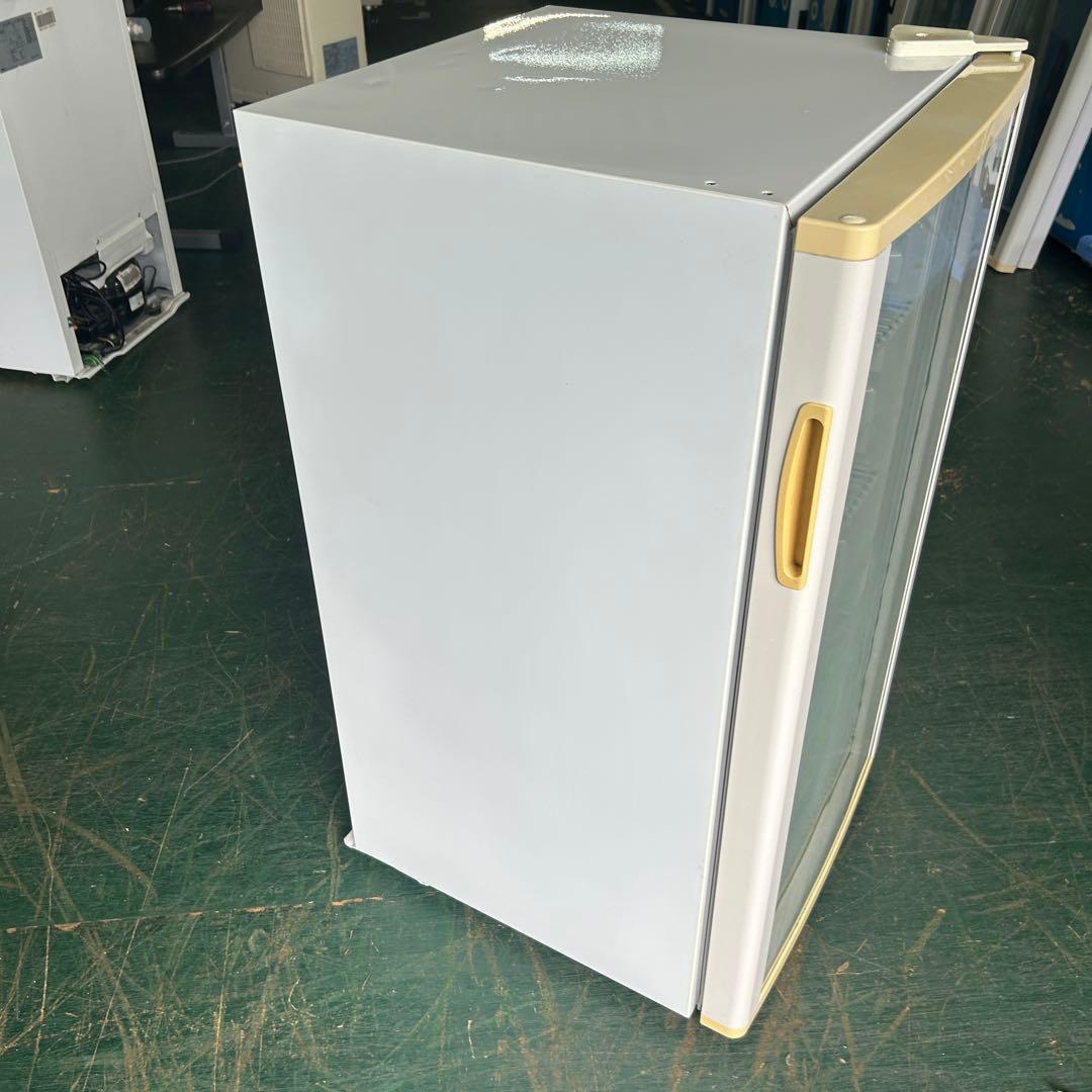 153業務用 冷蔵ショーケース オフィスコンビニ XW-105 左右開き 小型