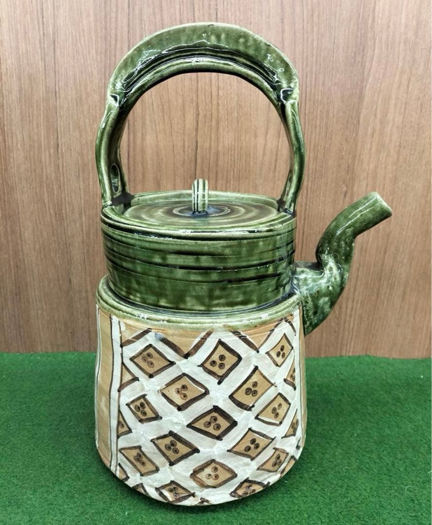 大作 茶道具 水注 赤織部 瀧口喜兵爾 師 加藤十右衛門 - メルカリ