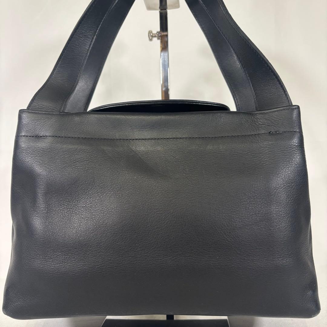 美品 コーチ オールドコーチ ハンドバッグ テラスバッグ ミニ レザー ブラック