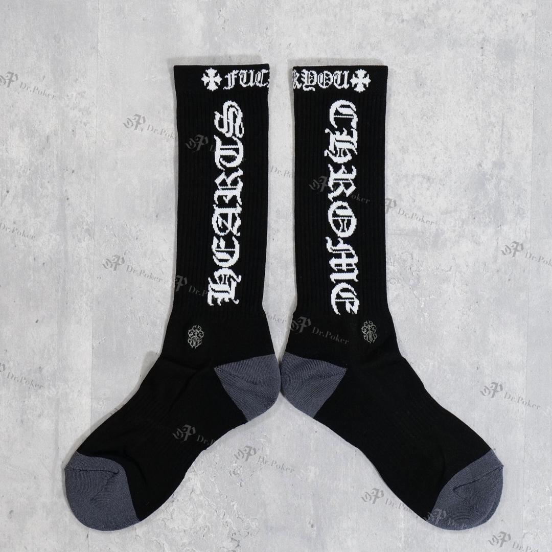 新品】 Chrome Hearts ダガー ソックス 靴下 白色 L