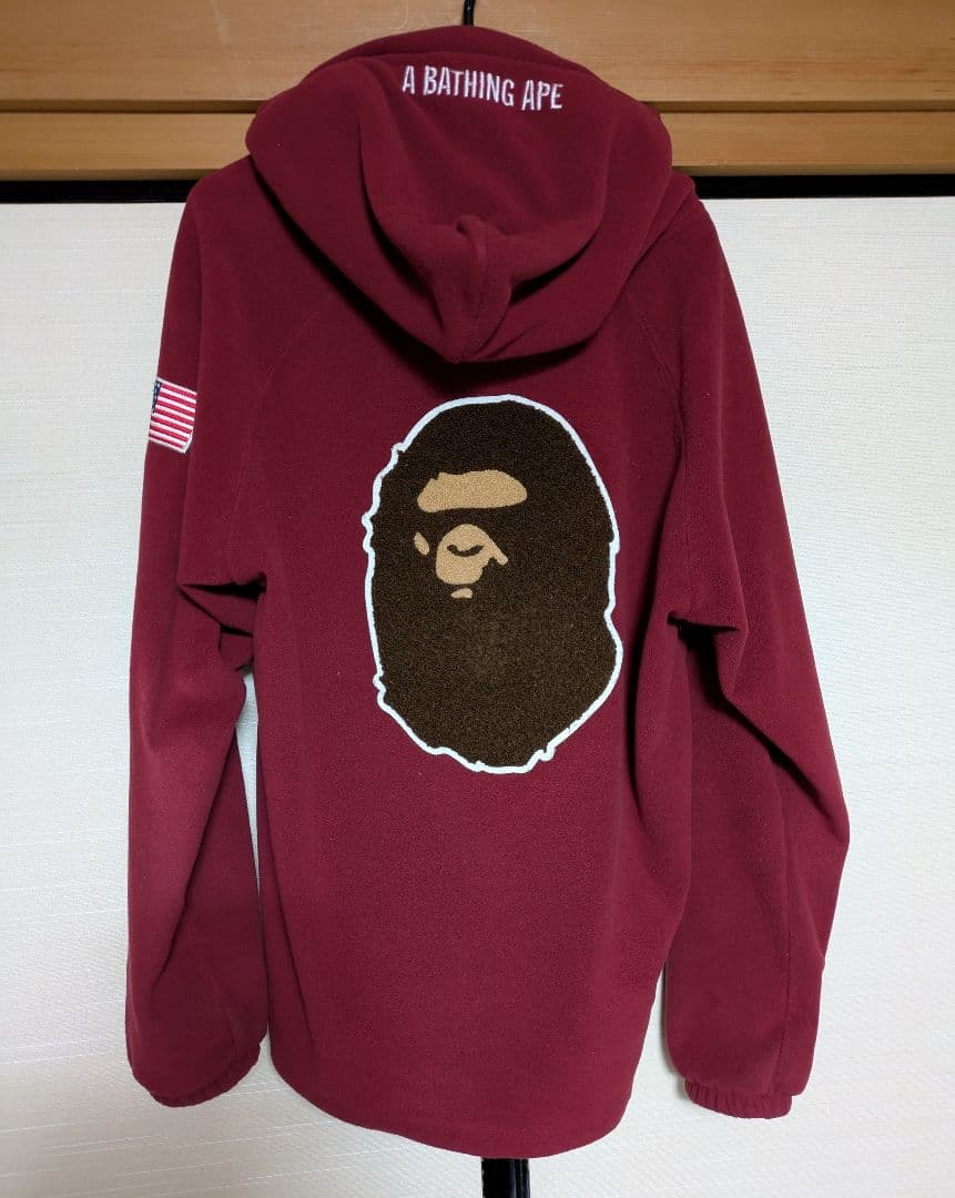 A BATHING APE×Champion　コラボジップパーカー　Lサイズ