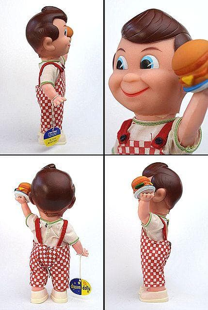 70's BIG BOY ビッグボーイ ビンテージ ソフビ 白靴 DAKIN社