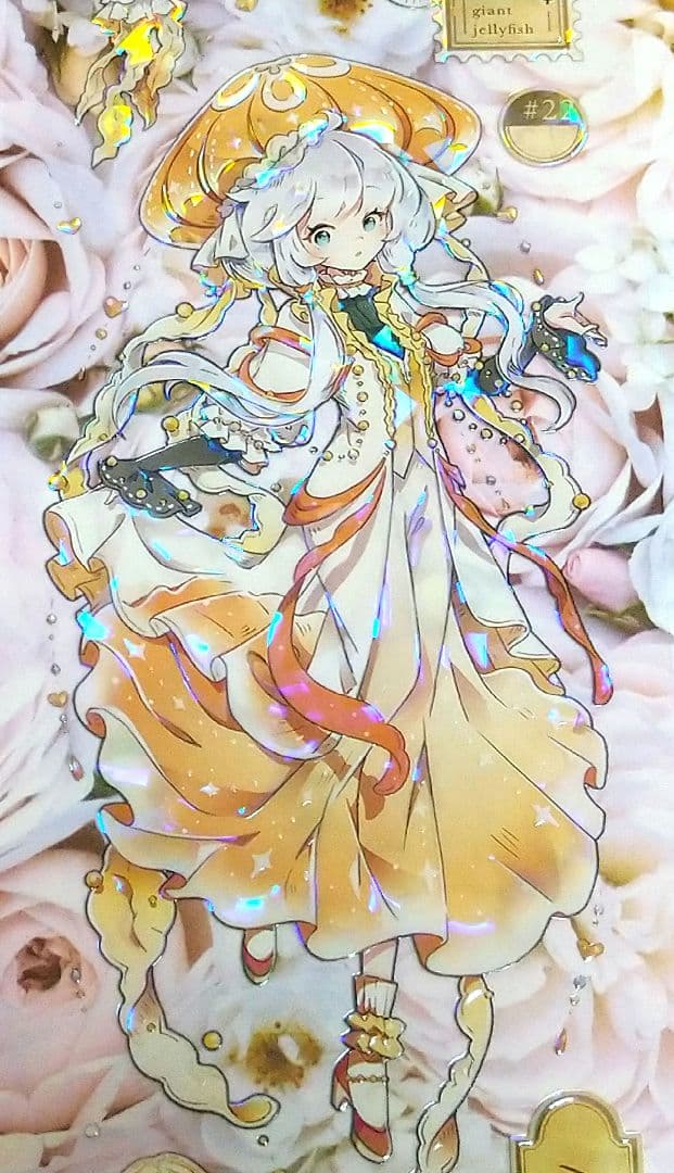 ✩のこり2✩J458＃海月姬(贝壳光)CelloM切り売り海外人物マステ女の子