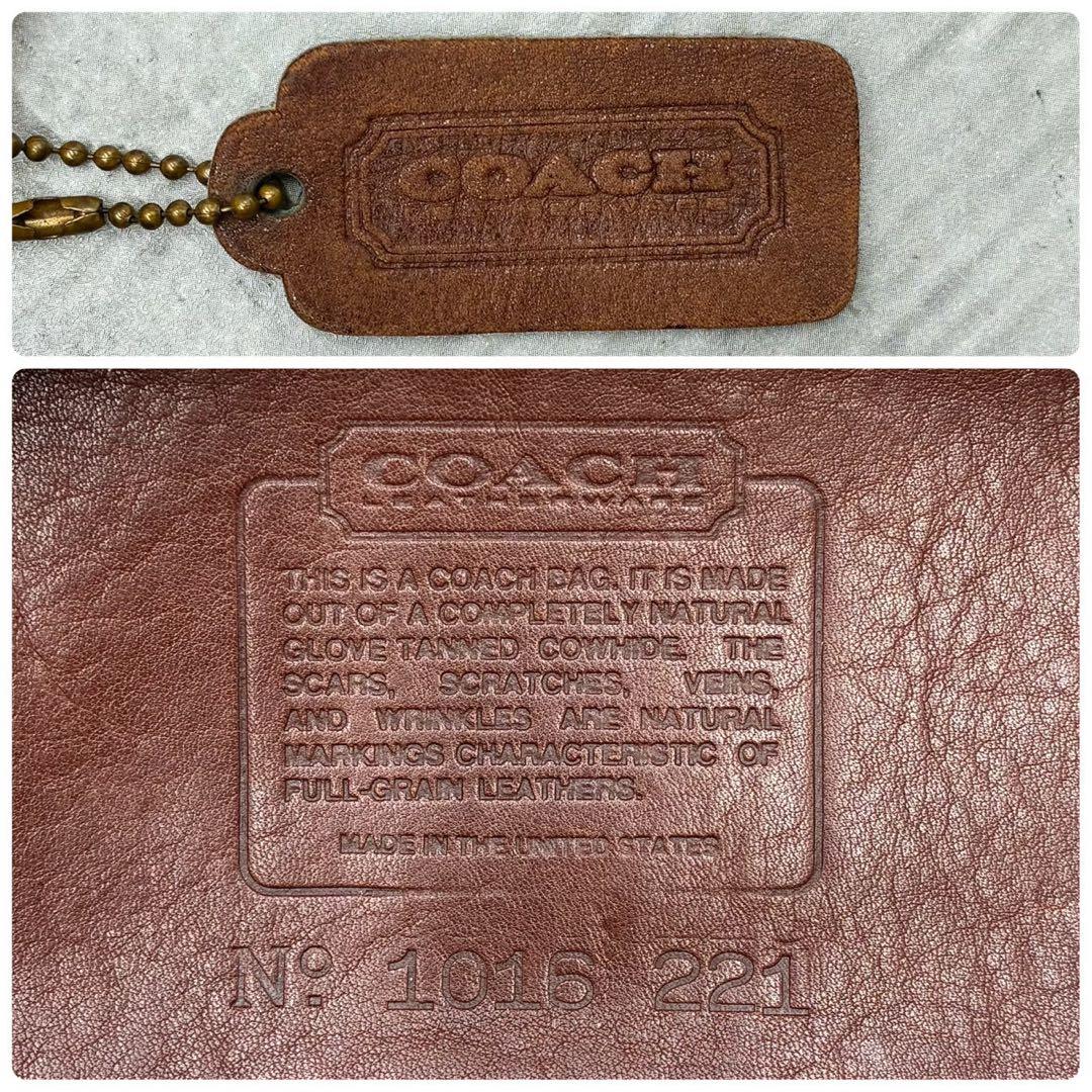 希少 良品 オールドコーチ ショルダーバッグ クロスボディ ハーフムーン レザー