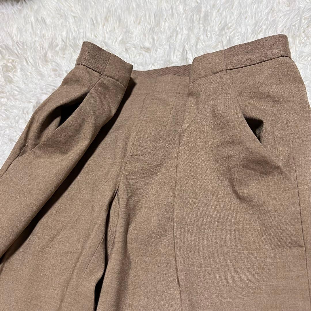 ヨーガンレール バルーンパンツ 伸縮 総ゴム チャコール 綿100 L