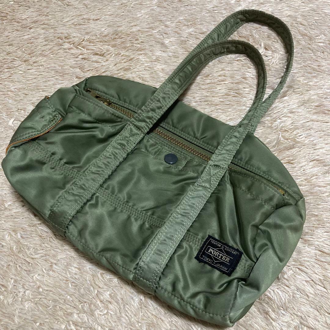 希少色】PORTER ポーター タンカー ミニボストン S セージグリーン