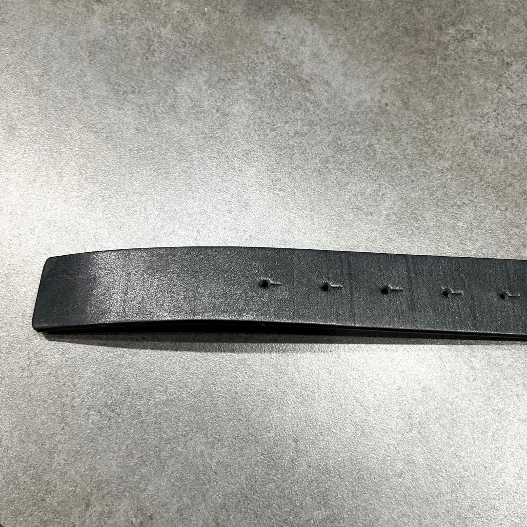 バーバリーブラックレーベル ロゴプレートベルト メンズ