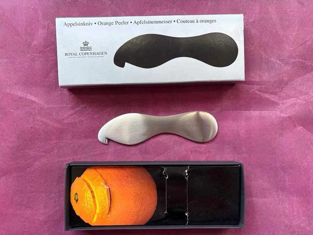 ロイヤルコペンハーゲン ペーパーナイフ&オレンジピーラー