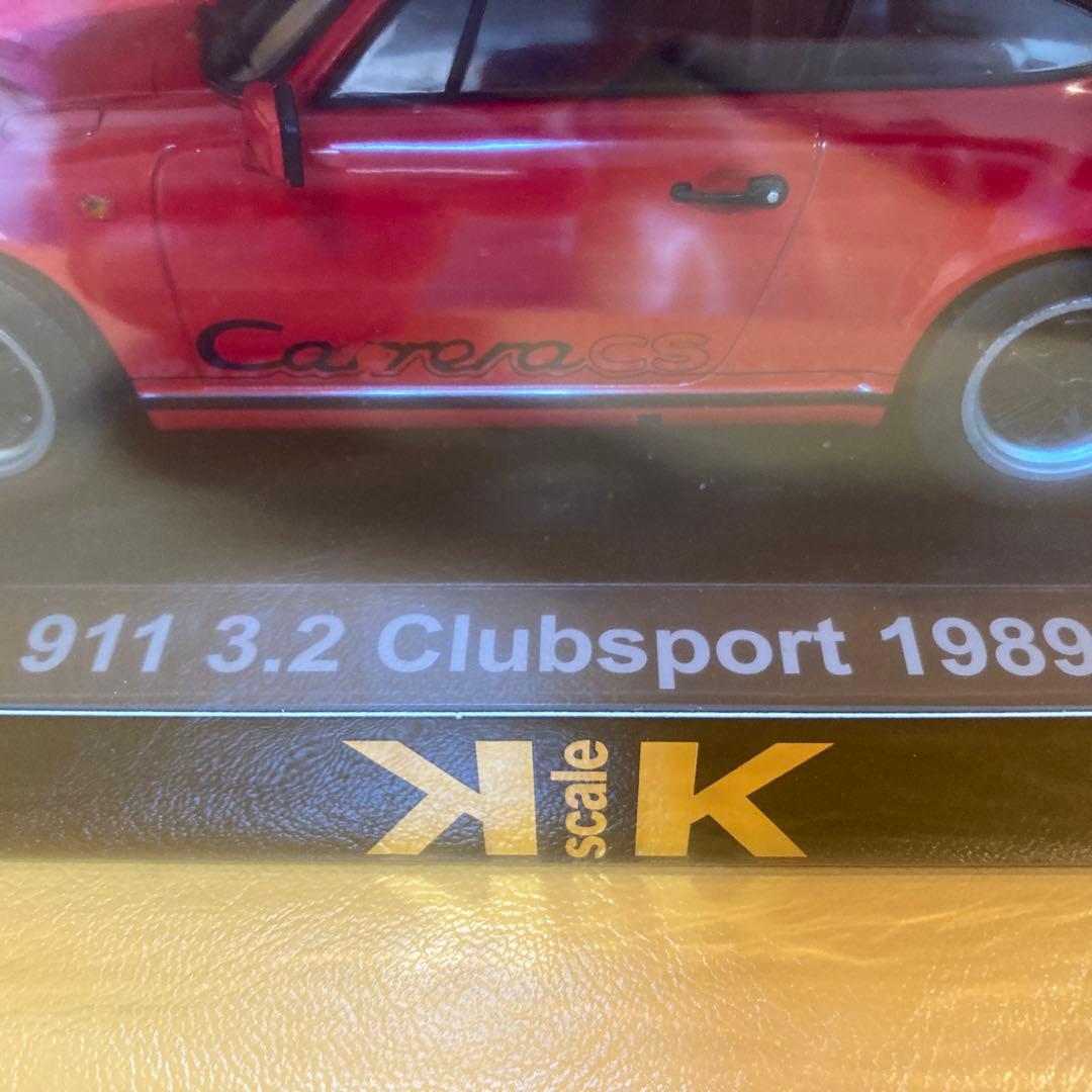 KKスケール 1/18 ポルシェ 911 3.2クラブスポーツ（1989）